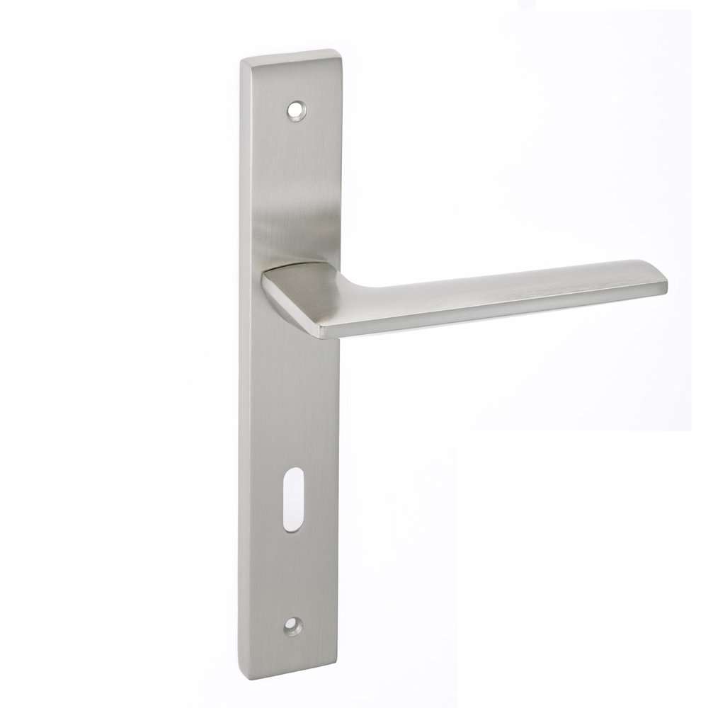 best pomola 17-7-22 (54) Πόμολα Πόρτας με Πλάκα Νίκελ Ματ Best 425 - Image 1