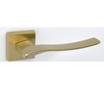 Πόμολα Πόρτας με Ροζέτα Ορο Ματ Best 285