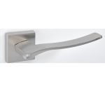 Πόμολα Πόρτας με Ροζέτα Νίκελ Ματ Best 285