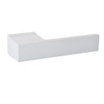 Πόμολα Πόρτας Με Ροζέτα Λευκό Best 225