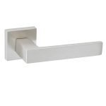 Πόμολα Πόρτας με Ροζέτα Νίκελ Ματ Best 175