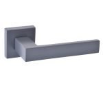 Πόμολα Πόρτας με Ροζέτα Γκρι Best 21