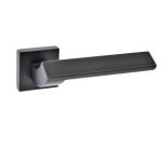 Πόμολα Πόρτας Με Ροζέτα Μάυρο Ματ Best 295