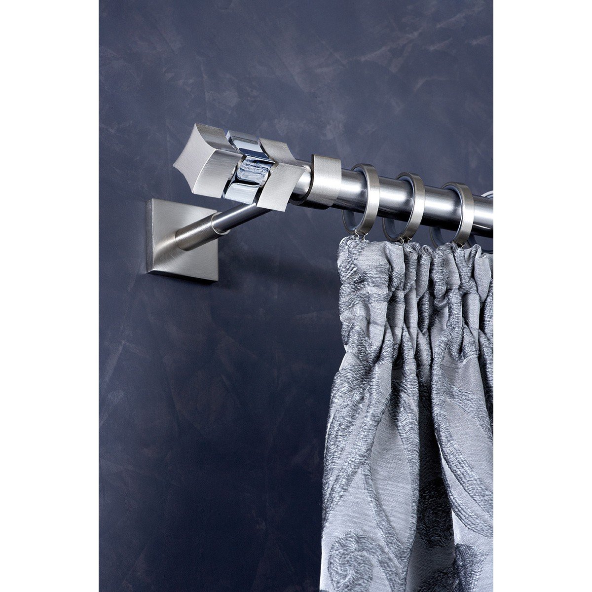 bogue Ινοξ κουρτινόξυλα Φ25 της σειράς Ασλάνης και Guy Laroche - Image 1