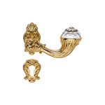 Ιταλικό Επίχρυσο Πόμολο με ροζέτα Brilliant Crystal με Swarovski® crystals 022 - Image 3