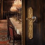 Ιταλικό Επίχρυσο Πόμολο με πλάκα Brilliant Crystal με Swarovski® crystals 018