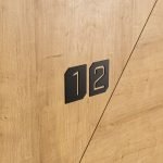 Roline 465 Πινακίδα με Αριθμό 8 από Χάλυβα Μαύρο Ματ 70mm - Image 2