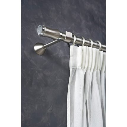 Ινοξ κουρτινόξυλo Φ25 Giorgia της σειράς Ασλάνης