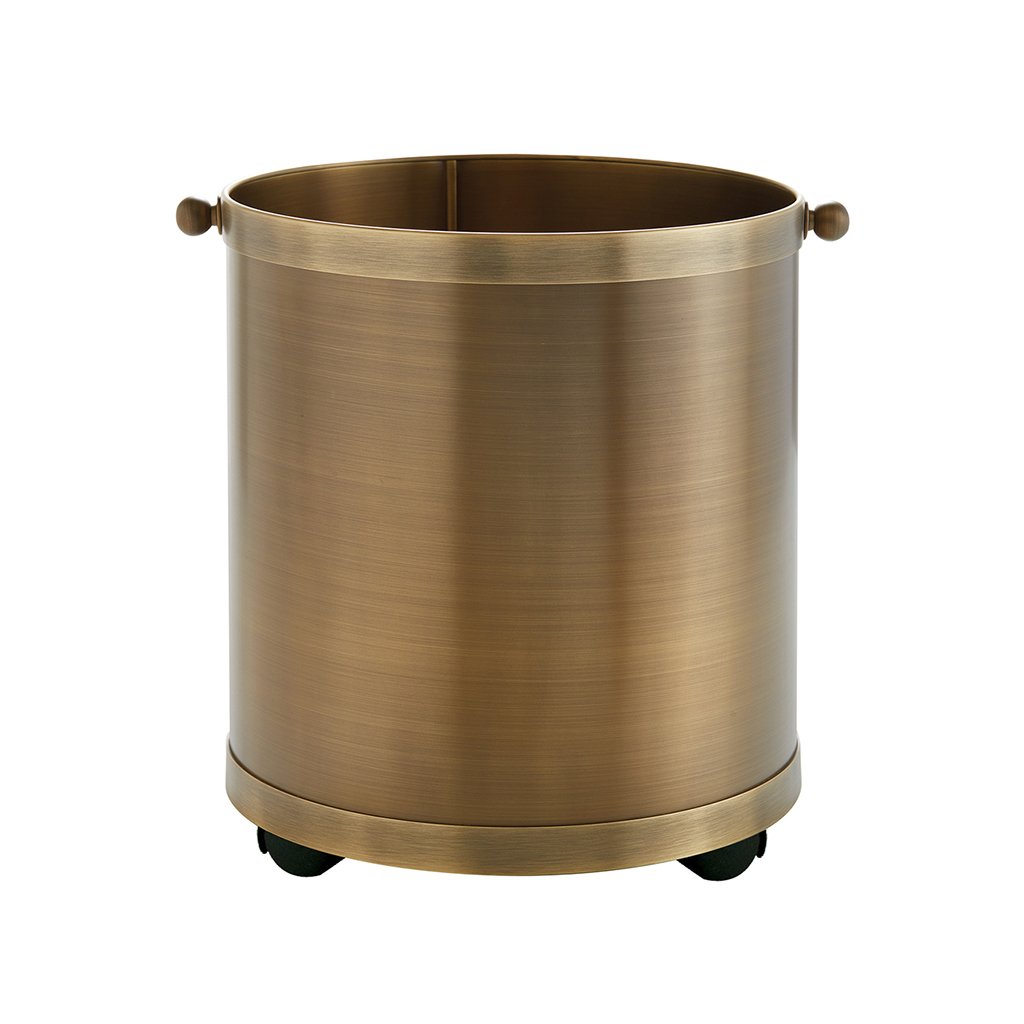 k11b-p-1024x1024 Μπρονζέ Ξυλιέρα με Ροδάκια Ζωγομετάλ Κ11/Ρ 34x34x40cm - Image 1