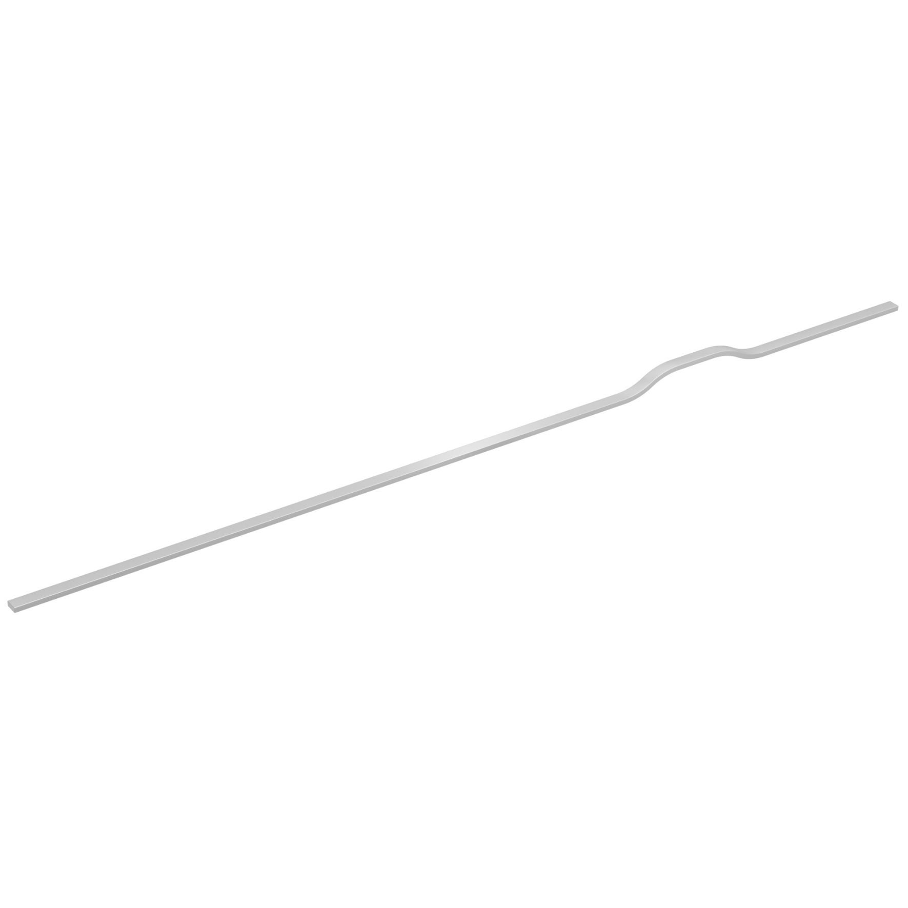 lavi-epiplou-roline-696-nikel Roline 696 Λαβή Eπίπλου από Αλουμίνιο Φυσικό Αλουμίνιο - Κέντρα: 1056mm Ολικό: 1135mm - Image 1