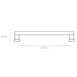 Λαβή Εξώπορτας Νίκελ Ματ Best 521 - Image 2