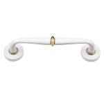 Λαβή Εξώπορτας Λευκό/Ορο Best 500