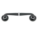 Λαβή Εξώπορτας Μάυρο/Χρώμιο Best 500