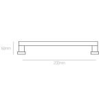 Λαβή Εξώπορτας Νίκελ Ματ Best 204Κ - Image 2