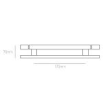 Λαβή Εξώπορτας Ορείχαλκου Όρο Ματ/Όρο Best 2422 - Image 2