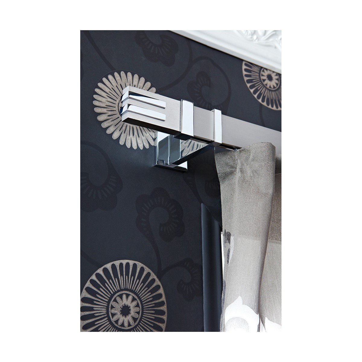 oraizon Ινοξ κουρτινόξυλα Φ25 της σειράς Ασλάνης και Guy Laroche - Image 1