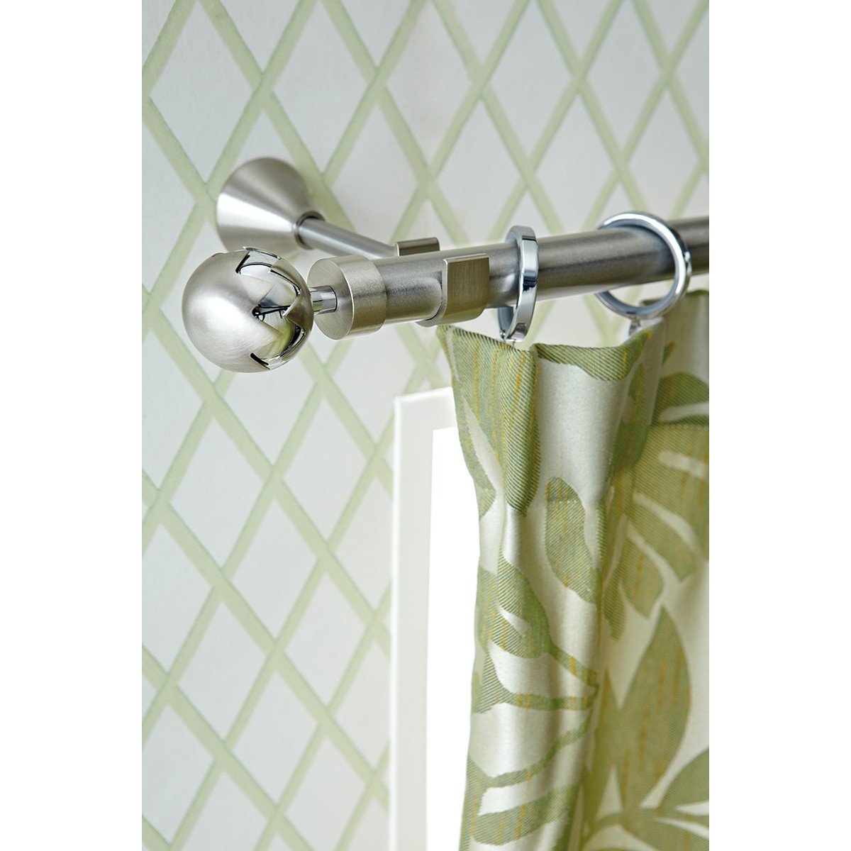 oskar Ινοξ κουρτινόξυλα Φ25 της σειράς Ασλάνης και Guy Laroche - Image 1