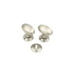 Ιταλικό Πόμολο Πόρτας ovalina Νίκελ ματ