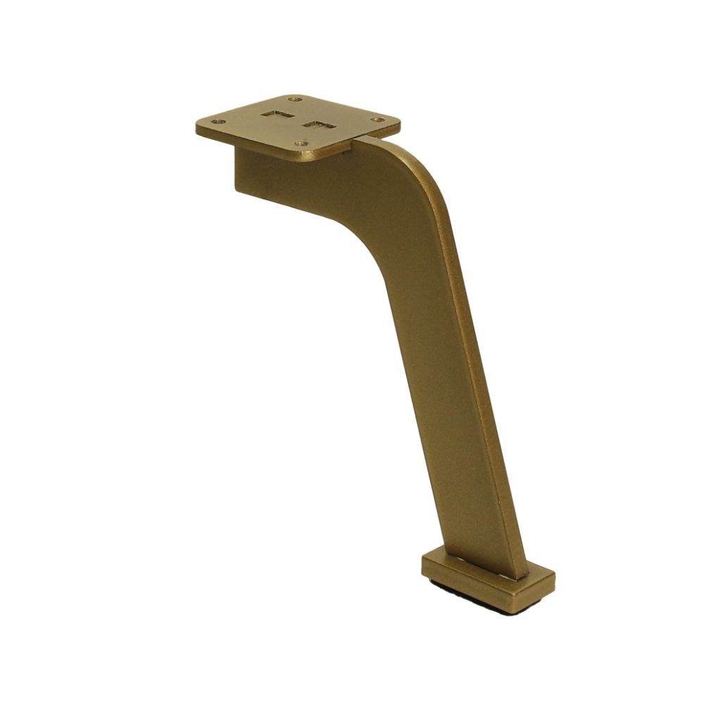 xr:d:DAE_R_q81f8:1160,j:48434255302,t:23030908 Roline 202 Πόδι Επίπλου από Χάλυβα Χρυσό Ματ 113x120mm - Image 1