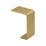 Roline 203 Πόδι Επίπλου από Χάλυβα Χρυσό Ματ 70x100mm