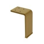 Roline 205 Πόδι Επίπλου από Χάλυβα Χρυσό Ματ 70x100mm