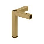 Roline 208 Πόδι Επίπλου από Χάλυβα Χρυσό Ματ 93x120mm