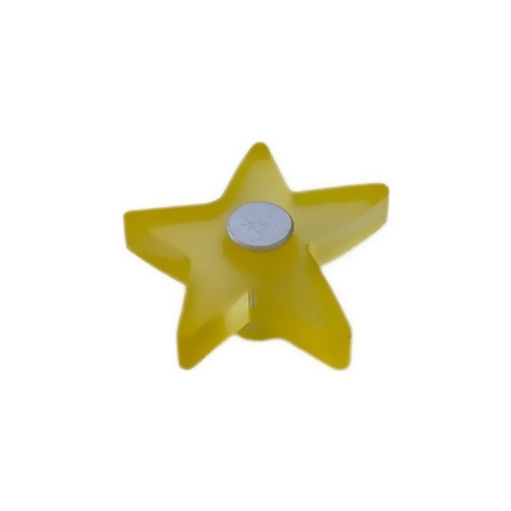 pomolo-epiplou-roline-525-kitrino8 Roline 525 Πόμολο Επίπλου από Πλαστικό Κίτρινο Φ43mm - Image 1