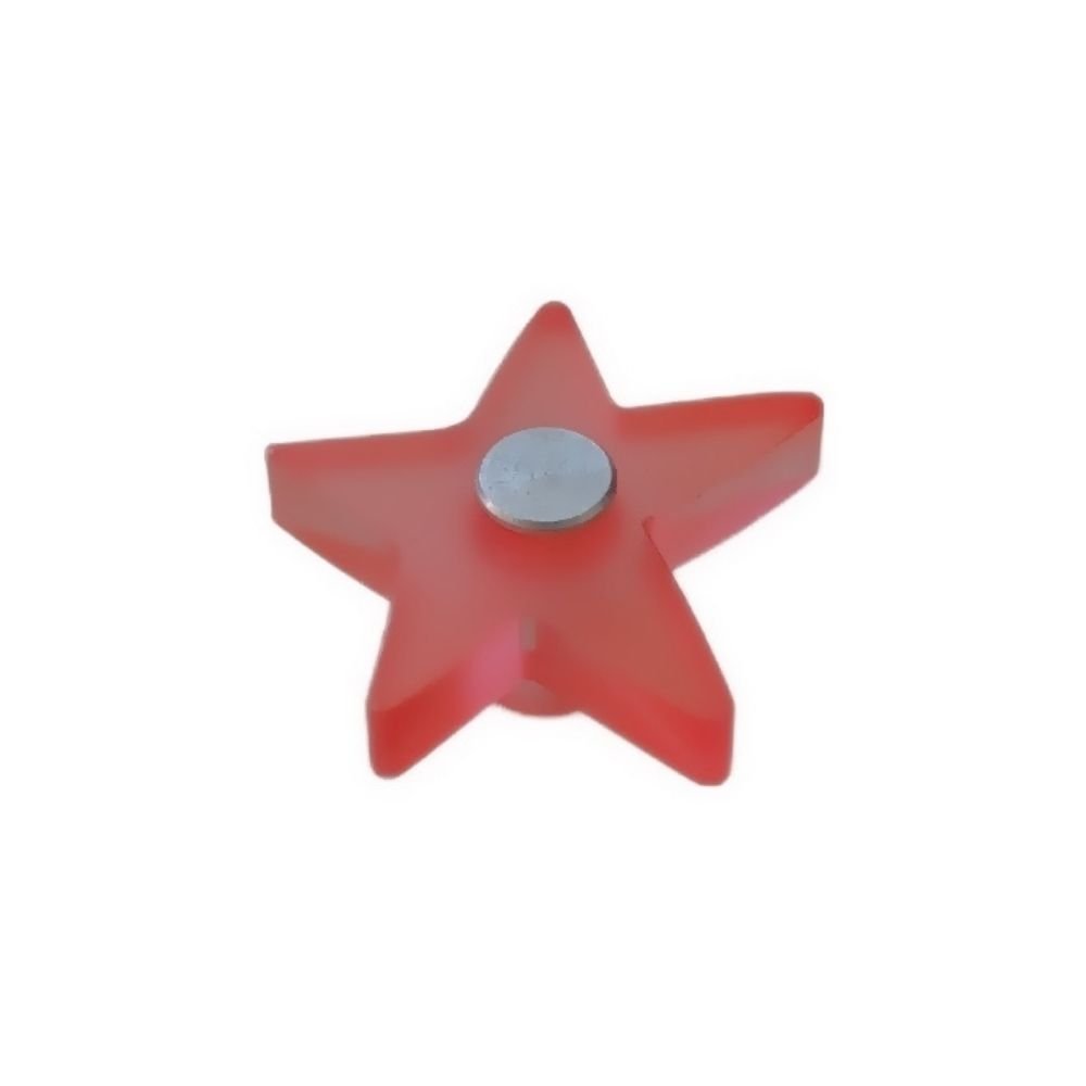 pomolo-epiplou-roline-525-kokkino Roline 525 Πόμολο Επίπλου από Πλαστικό Κόκκινο Φ43mm - Image 1