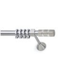 Μεταλλικό Κουρτινόξυλο Νίκελ Ματ Φ25