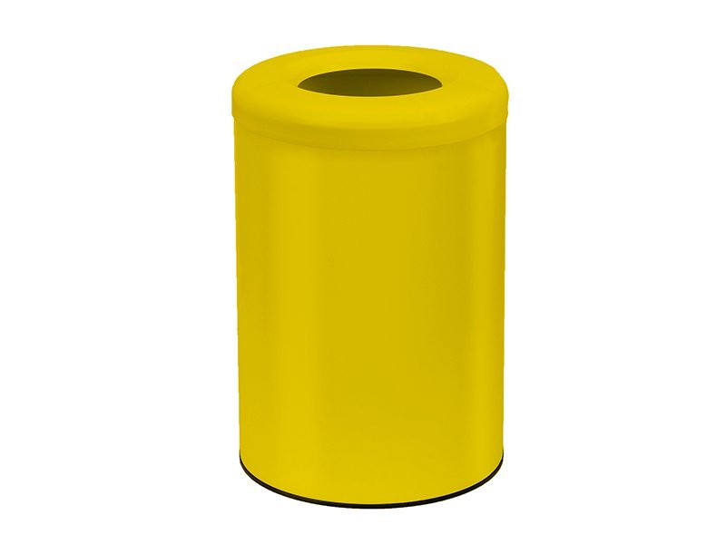 product-182536K603 Καλάθι Γραφείου / Δωματίου – Κίτρινο Ματ, Pam & Co, Ø25 x H30 (cm), 18-2536Κ-603 - Image 1