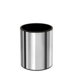 Καλάθι Γραφείου / Δωματίου 6Lit – Inox, Pam & Co, Ø20 x H24(cm), 2024-001