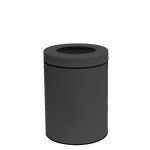 Καλάθι Γραφείου / Δωματίου 5Lit – Ματ Ανθρακί, Pam & Co, Ø21 x H28(cm), 2128-113