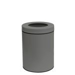 Καλάθι Γραφείου / Δωματίου 5Lit – Ματ Γκρι, Pam & Co, Ø21 x H28(cm), 2128-163