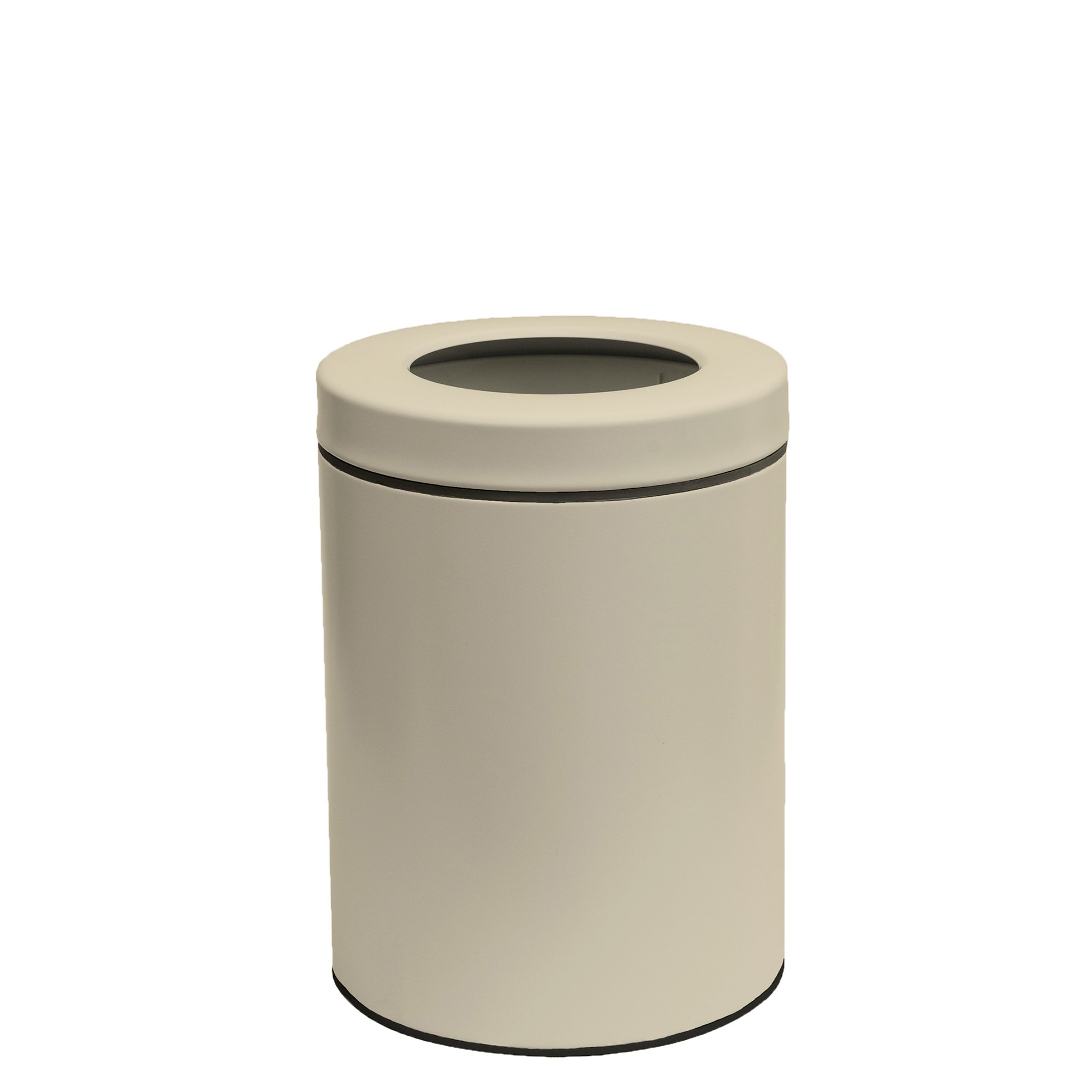 product-2128703 Καλάθι Γραφείου / Δωματίου 5Lit – Matt Ivory, Pam & Co, Ø21 x H28(cm), 2128-703 - Image 1