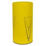 Ομπρελοθήκη – Κίτρινη Ματ, Pam & Co, Ø25 x H50 (cm), 23-603