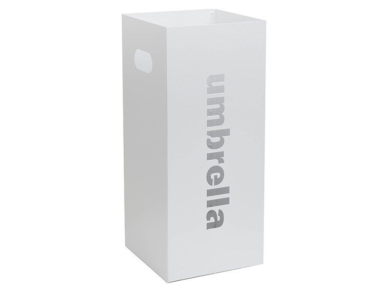 product-24033 Ομπρελοθήκη Τετράγωνη – Λευκό Ματ, Pam & Co, (W)220 x (D)220 x (H)500mm, 24-033 - Image 1
