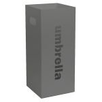 Ομπρελοθήκη Τετράγωνη – Γκρι Ματ, Pam & Co, (W)220 x (D)220 x (H)500mm, 24-163