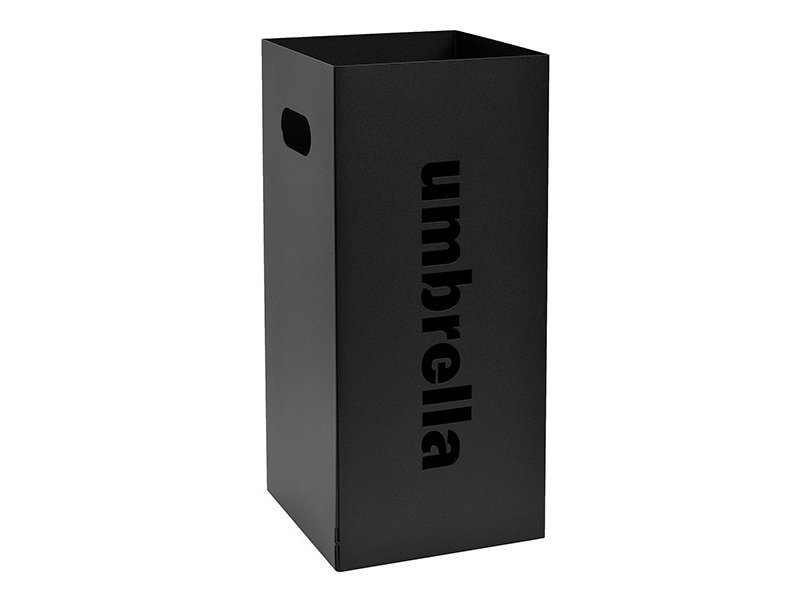 product-24403 Ομπρελοθήκη Τετράγωνη – Μαύρο Ματ, Pam & Co, (W)220 x (D)220 x (H)500mm, 24-403 - Image 1