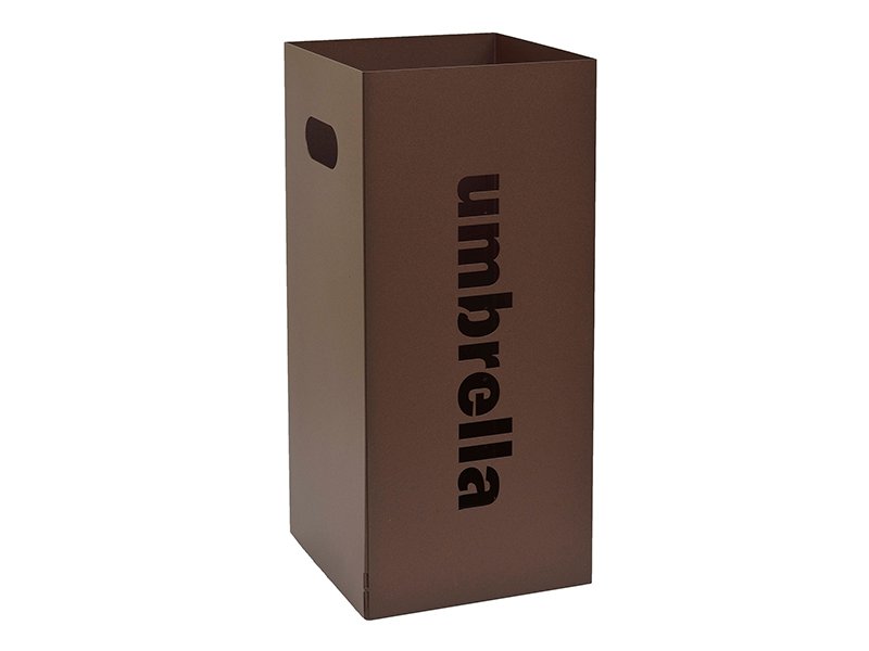 product-24943 Ομπρελοθήκη Τετράγωνη – Wenge, Pam & Co, (W)220 x (D)220 x (H)500mm, 24-943 - Image 1