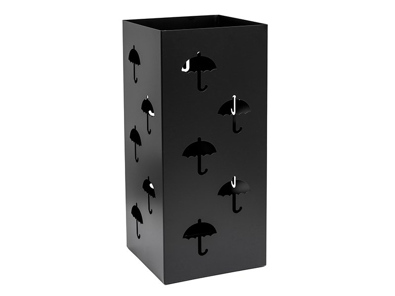 product-25403 Ομπρελοθήκη Τετράγωνη – Μαύρη Ματ, Pam & Co, (W)220 x (D)220 x (H)500mm, 25-403 - Image 1