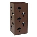 Ομπρελοθήκη Τετράγωνη – Wenge Matt, Pam & Co, (W)220 x (D)220 x (H)500mm, 25-943