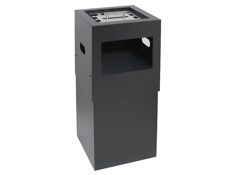 Κάδος Απορριμμάτων 90 Lit & Σταχτοδοχείο – Ανθρακί Ματ, Pam & Co, (W)40 x (D)40 x (H)90cm, 90-404090Τ-113 Κάδος Απορριμμάτων 90 Lit & Σταχτοδοχείο – Ανθρακί Ματ, Pam & Co, (W)40 x (D)40 x (H)90cm, 90-404090Τ-113