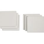 Σουβέρ (6pcs) – Λευκό Ματ, Pam & Co, (W)10 x (D)10 x (H)0.3cm, 10-10-033