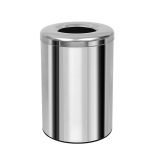 Καλάθι Γραφείου / Δωματίου, 15Lit – Inox, Pam & Co, Ø25 x H30 (cm), 18-2536K-001