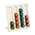 Stand για κάψουλες Nespresso – Λευκό Ματ, Pam & Co, (W)22cm x (D)10cm x (H)22cm, SD100033