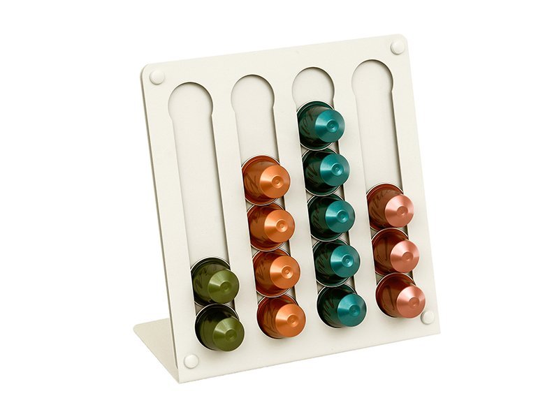product_SD100034 Stand για κάψουλες Nespresso – Λευκό Ματ, Pam & Co, (W)22cm x (D)10cm x (H)22cm, SD100033 - Image 1