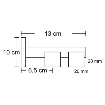 κουρτινόξυλο χωρίς κρίκους – Προφίλ 160/200/240 cm