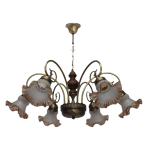 ΝΩ 926 ΦΩΤΙΣΤΙΚΟ 6/Φ ΜΕ ΞΥΛΟ 220 x 60 w - E.14 - E.27