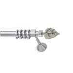 Μεταλλικό Κουρτινόξυλο Νίκελ Ματ Φ25