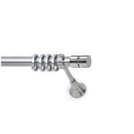 Μεταλλικό Κουρτινόξυλο Νίκελ Ματ Φ25